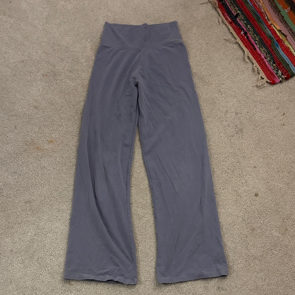 brandy melville john galt light blue fold over pants